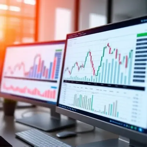 Interface de la plateforme Immediate Connect avec tableaux de bord et graphiques de trading